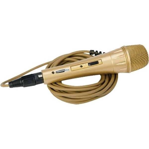 Fine Elite International Ltd FINE ELITE INTERNATIONAL LTD MIC020 Jammin Pro My Gold Handheld Microphone MIC020